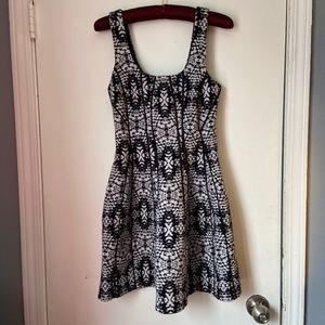 Armani Exchange Sleeveless Fit & Flare Dress
